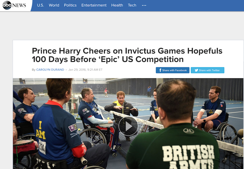 ABC News - Prince Harry Cheers on Invictus Games Hopefuls 100 Days Before ‘Epic’ US Competition
