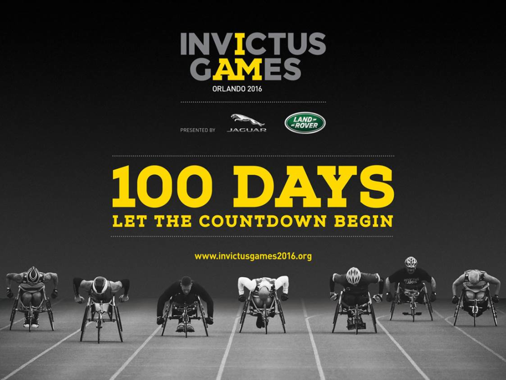 Invictus Games Orlando 2016 - 100 Days - Let the Countdown Begin