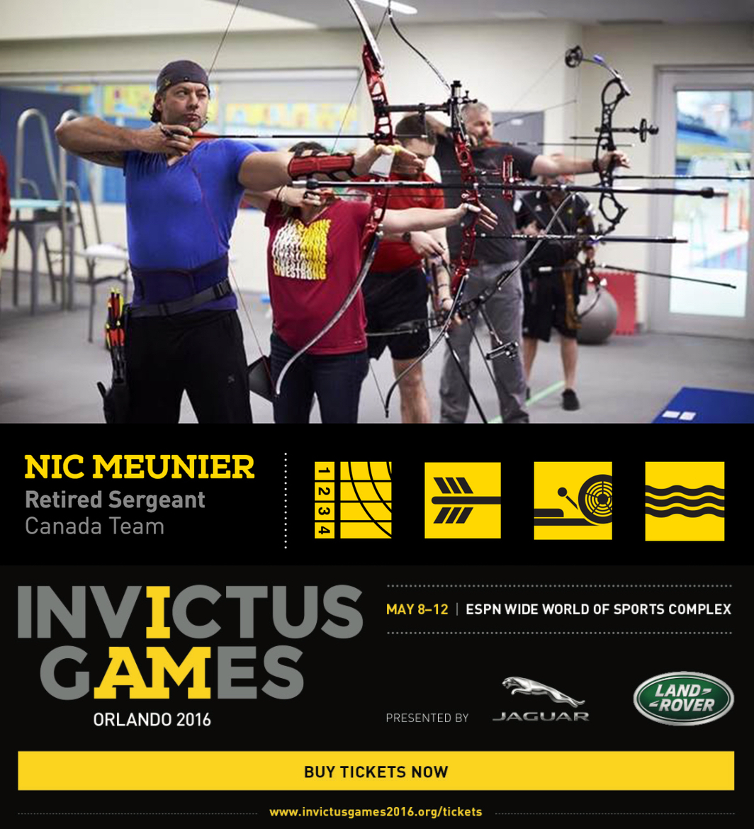 Nic Meunier and Invictus Games 2016