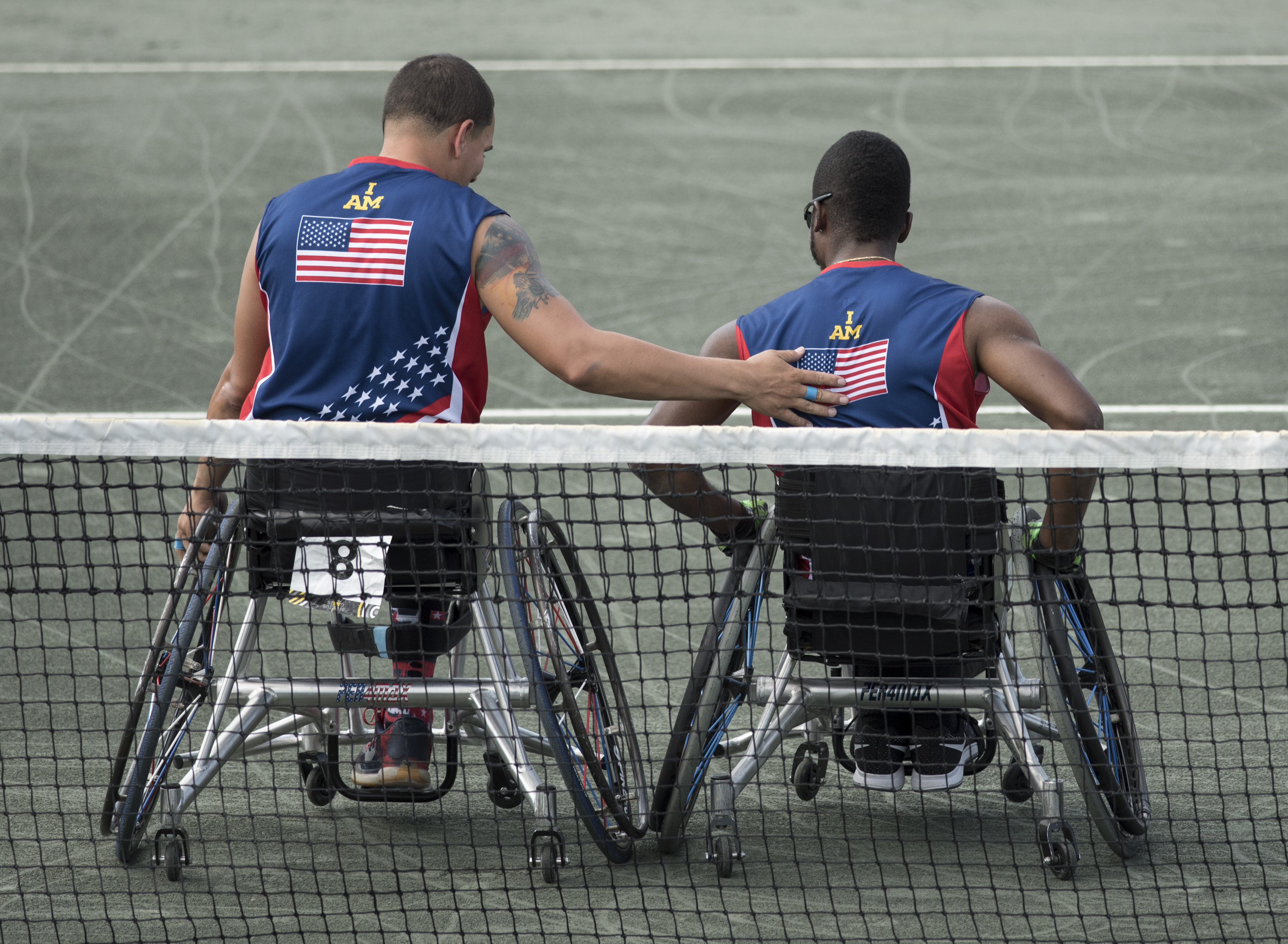 2016 Invictus Games: US Team play New Zealand in wheelchair tennis