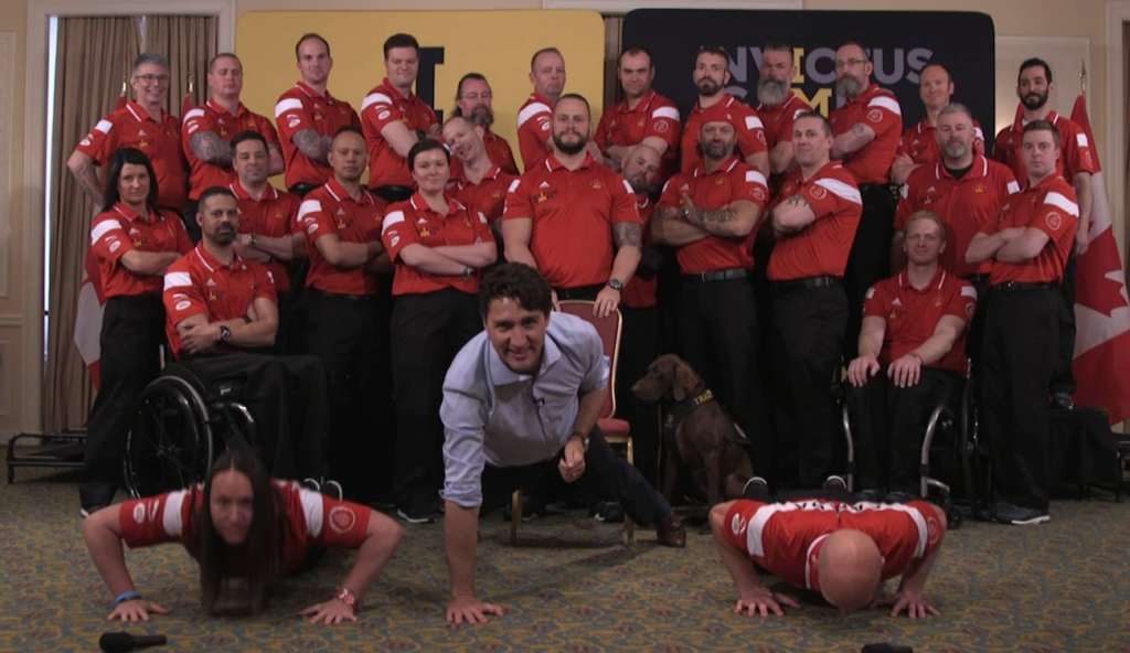 Justin Trudeau and Invictus Games 2016